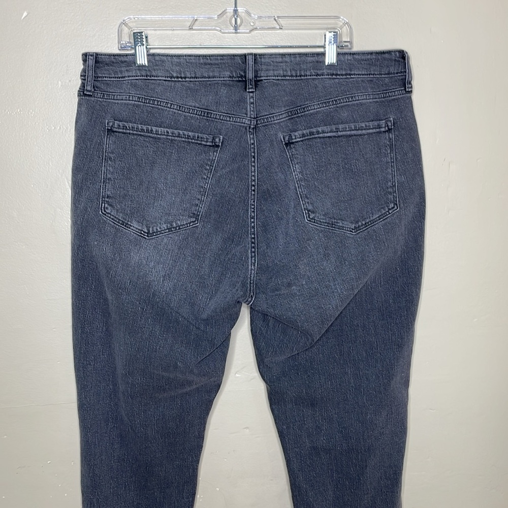 OLD NAVY Jeans Gray VINTAGE SLIM High Rise Secret Smooth Pockets Stretchy NWT 18 - Picture 4 of 12